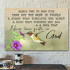 God Canvas Prints - Jesus Canvas Art - Always Pray Canvas Print - Christian Wall Art Decor