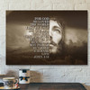 God Canvas Prints - Jesus Canvas Art - Bible Verse Wall Art For God So Loved The World John 316 Canvas Print