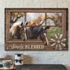 Landscape God Canvas Prints - Bible Verse Canvas - God Wall Art - Simply Blessed Jesus - Jesus Christ Poster