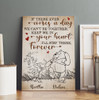 Personalized Winnie The Pooh And Piglet If There Ever Comes A Day When We Can't Be Together Canvas Prints And Poster