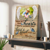 Personalized Photo Memorial Deep In Our Heart For Lost Loved Ones Canvas Prints And Poster