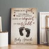 Personalized Baby Loss Memorial There Is No Foot Too Small Canvas Prints And Poster