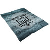FUNSTUFFPRINT Pray Wait Trust Fleece Blanket - Christian Blanket - Bible Verse Blanket