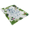 FUNSTUFFPRINT Matthew 56 Blessed Are They Which Do Hunger And Thirst Fleece Blanket - Christian Blanket - Bible Verse Blanket