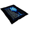 FUNSTUFFPRINT Jesus The Lion Of Judah Is My God Fleece Blanket - Christian Blanket - Bible Verse Blanket