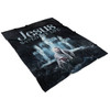 FUNSTUFFPRINT Jesus Saved My Life Fleece Blanket - Christian Blanket - Bible Verse Blanket