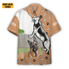 Custom 3D German Shepherd Dog Hawaii Custom Text Hawaiian Shirt