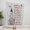 FUNSTUFFPRINT I Still Believe In Amazing Grace Fleece Blanket - Christian Blanket - Bible Verse Blanket