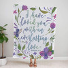 FUNSTUFFPRINT I Have Loved You With An Everlasting Love Jeremiah 313 Fleece Blanket - Christian Blanket - Bible Verse Blanket