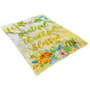 FUNSTUFFPRINT Grateful Thankful Blessed 2 Fleece Blanket - Christian Blanket - Bible Verse Blanket