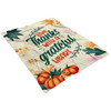 FUNSTUFFPRINT Give Thanks With A Grateful Heart 4 Fleece Blanket - Christian Blanket - Bible Verse Blanket