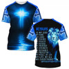 Jesus Is My God My King My Lord Lion Cross Light 3d T-Shirts - Christian Shirts For Men&Women
Regular price$28.95