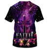 FUNSTUFFPRINT Faith Over Fear Cross 3d All Over Print Shirt - Christian 3d Shirts For Men Women 3D T-shirt