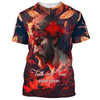 FUNSTUFFPRINT Faith Over Fear Jesus 3d All Over Print Shirt - Christian 3d Shirts For Men Women 3D T-shirt
