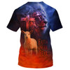 FUNSTUFFPRINT Faith Over Fear Lion And Sheep 3d All Over Print Shirt - Christian 3d Shirts For Men Women 3D T-shirt