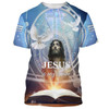 FUNSTUFFPRINT Jesus Christ Is My Savior 3d All Over Print Shirt - Christian 3d Shirts For Men Women 3D T-shirt