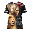 FUNSTUFFPRINT Way Maker Miracle Worker Promise Keeper Light Jesus 3d All Over Print Shirt - Christian 3d Shirts For Men Women 3D T-shirt