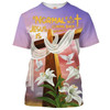FUNSTUFFPRINT Cross And Easter Lily Shirts - Normal Isn't Coming Back Jesus Is 3D All Over Printed Shirt for Men and Women 3D T-shirt