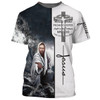 FUNSTUFFPRINT Christian Jesus Way Maker Miracle Worker 3D All Over Printed Shirt for Men and Women 3D T-shirt