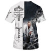 FUNSTUFFPRINT Christian Jesus Way Maker Miracle Worker 3D All Over Printed Shirt for Men and Women 3D T-shirt
