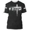 FUNSTUFFPRINT Faith Way Maker Miracle Worker 3D All Over Printed Shirt for Men and Women 3D T-shirt