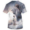 FUNSTUFFPRINT Jesus Christ Lion 3D All Over Printed Shirt for Men and Women 3D T-shirt
