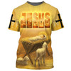 FUNSTUFFPRINT Jesus Christ Manger 3D All Over Printed Shirt for Men and Women 3D T-shirt