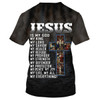 FUNSTUFFPRINT Jesus Is My God My King My Lord Christians Warrior 3D All Over Printed Shirt for Men and Women 3D T-shirt
