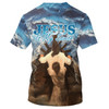 FUNSTUFFPRINT Jesus Is My Savior 3D All Over Printed Shirt for Men and Women 3D T-shirt