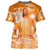 FUNSTUFFPRINT Jesus Is My Savior Dove 3D All Over Printed Shirt for Men and Women 3D T-shirt