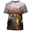 FUNSTUFFPRINT Jesus Lion And Sheep 3D All Over Printed Shirt for Men and Women
  3D T-shirt