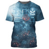 FUNSTUFFPRINT Rose Faith 3D All Over Printed Shirt for Men and Women
 3D T-shirt