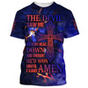FUNSTUFFPRINT The Devil Saw Me With My Head Down Cross 3D All Over Printed Shirt for Men and Women
 3D T-shirt