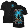 FUNSTUFFPRINT Way Maker Miracle Worker Lion Cross 3D All Over Printed Shirt for Men and Women
 3D T-shirt