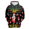 FUNSTUFFPRINT 3D My Milkshake Bring Christmas All Over 3D Hoodie and Zip Hoodie