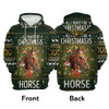 FUNSTUFFPRINT 3D Koala Fair Dinkum Christmas All Over 3D Hoodie and Zip Hoodie