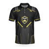 Custom Personalized Billiards Men Polo Shirt, Golden Team Billiards Team Custom Shirt For Men, Best Custom Billiards Gift