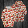 FUNSTUFFPRINT 3D Goldendoodle Christmas Group All Over 3D Hoodie and Zip Hoodie