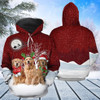FUNSTUFFPRINT 3D Golden Retriever Wonderful Time All Over 3D Hoodie and Zip Hoodie