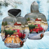 FUNSTUFFPRINT 3D Golden Retriever Merry Christmas All Over 3D Hoodie and Zip Hoodie