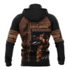 FUNSTUFFPRINT 3D German Shepherd Waiting For Christmas All Over 3D Hoodie and Zip Hoodie