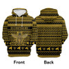FUNSTUFFPRINT 3D Christmas Bee All Over 3D Hoodie and Zip Hoodie