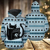 FUNSTUFFPRINT 3D World Domination For Cats All Over 3D Hoodie and Zip Hoodie