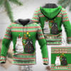 FUNSTUFFPRINT 3D Cat Wreck The Tree Meowy Christmas All Over 3D Hoodie and Zip Hoodie