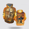 FUNSTUFFPRINT 3D The Lion Jesus Christ Pray Jesus Is My God My King 3D Hoodie and Zip Hoodie