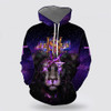 FUNSTUFFPRINT 3D The King Lion Nails Jesus Is My Savior 3D Hoodie and Zip Hoodie
