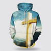 FUNSTUFFPRINT 3D The Cross 3D Hoodie and Zip Hoodie