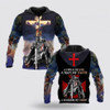 FUNSTUFFPRINT 3D Jesus Knight Templar Child Of God 3D Hoodie and Zip Hoodie