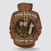 FUNSTUFFPRINT 3D Jesus I Would Rather Stand With God 3D Hoodie and Zip Hoodie