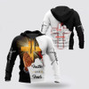 FUNSTUFFPRINT 3D Jesus Hand Pray Faith Over Fear 3D Hoodie and Zip Hoodie